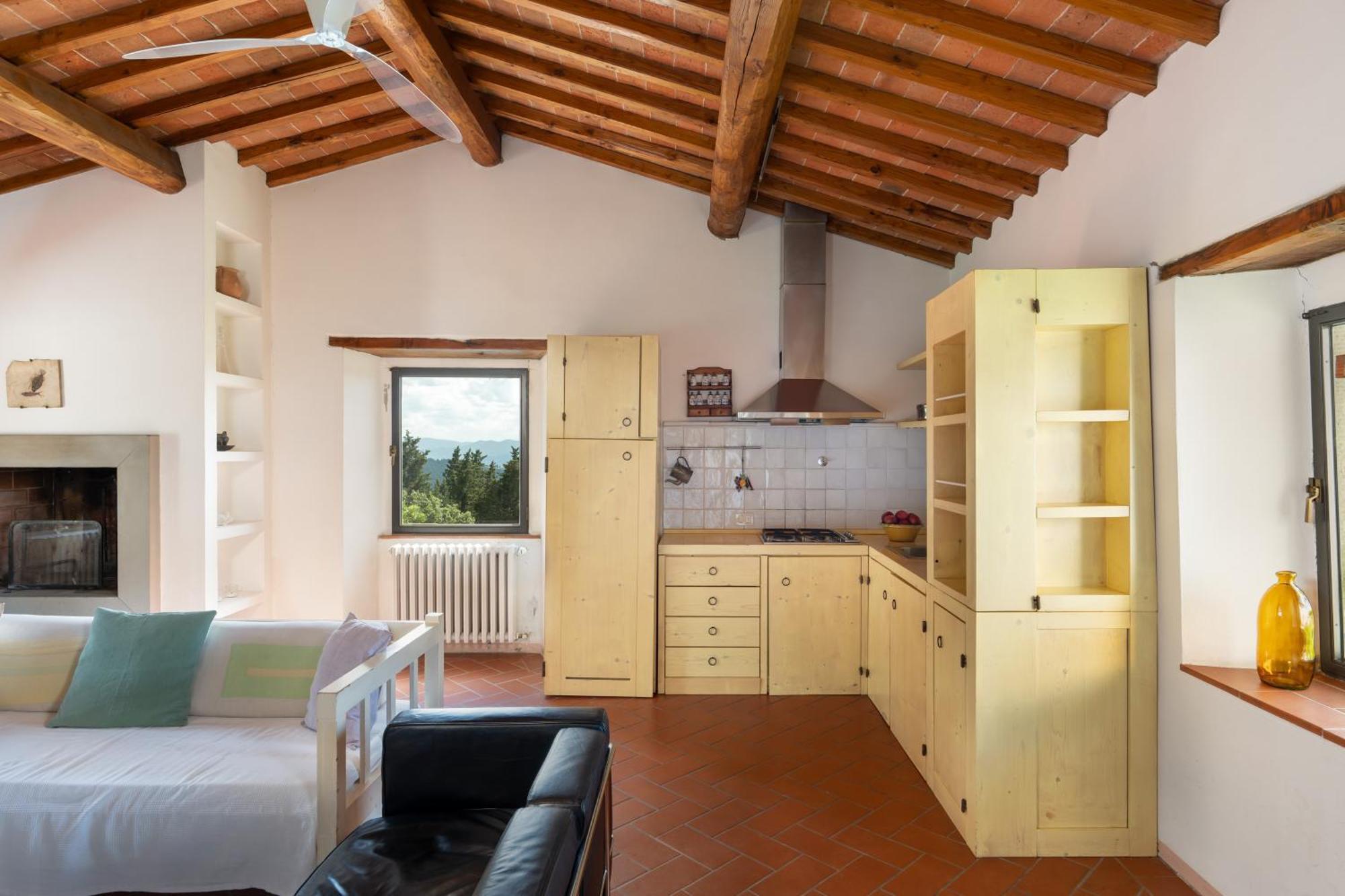 Podere Castellare Pelago Bagian luar foto